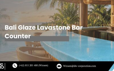 Glazed Lavastone Bar Counter: A Bar Top Built for Heat, Weather, and Attention